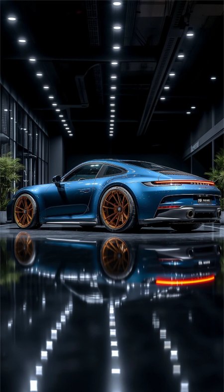 Porsche shark blue
