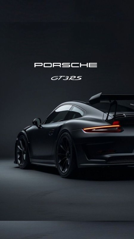 Porsche gt rs black