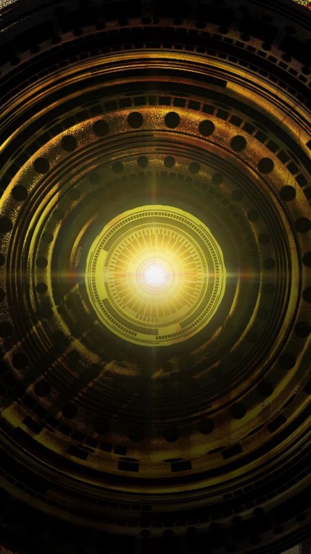Wallpaper circles glare shining abstract