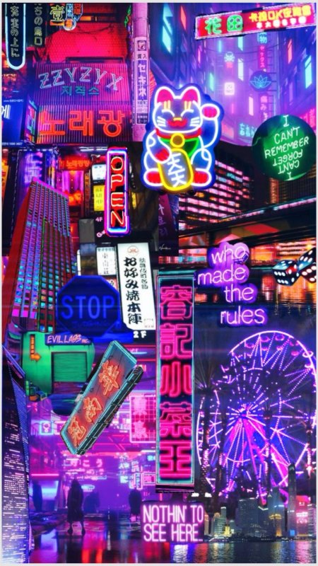 Cyberpunk city