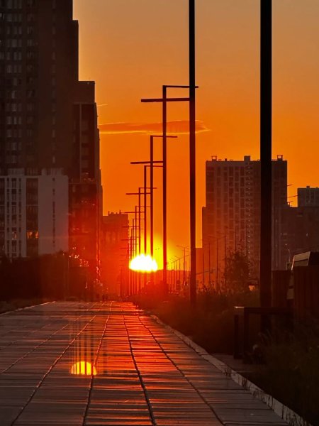 Городской закат