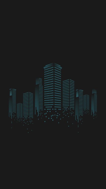Фон темный город