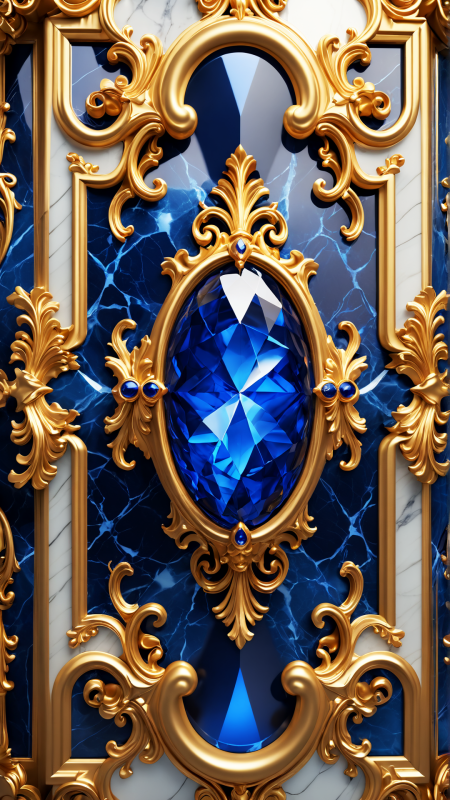 Blue and gold