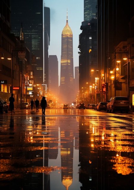 Cyberpunk city
