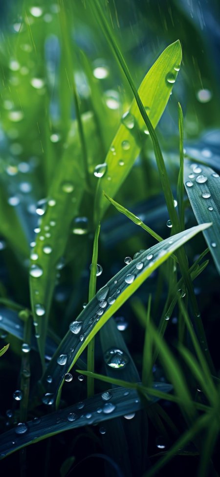 Dew on grass