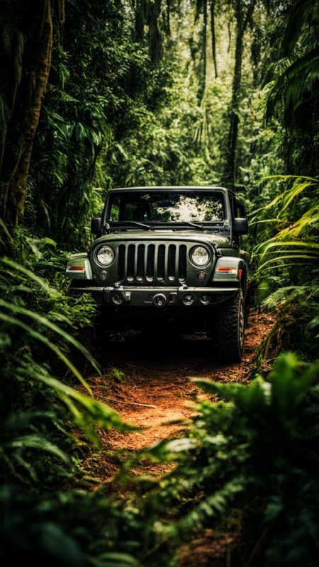 Jeep wrangler off road