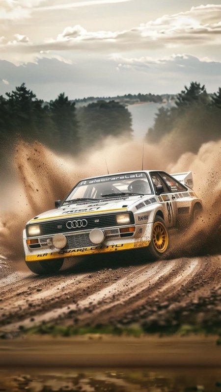 Audi quattro rally