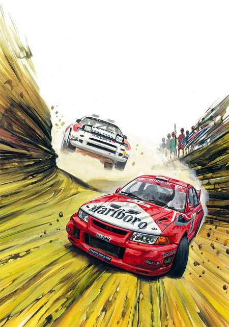 Mitsubishi lancer evolution rally