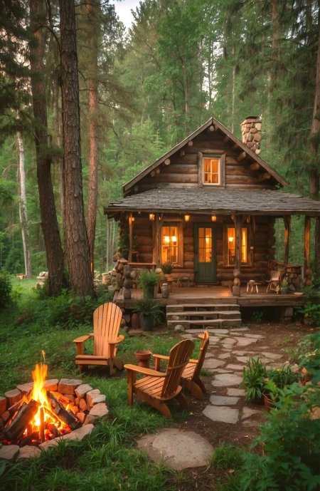 Log cabin rustic