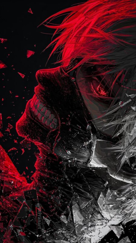 Tokyo ghoul kaneki ken dark art desktop wallpaper