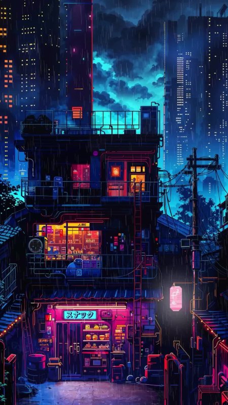 Cyberpunk city