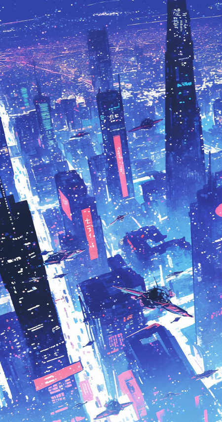 Cyberpunk night city