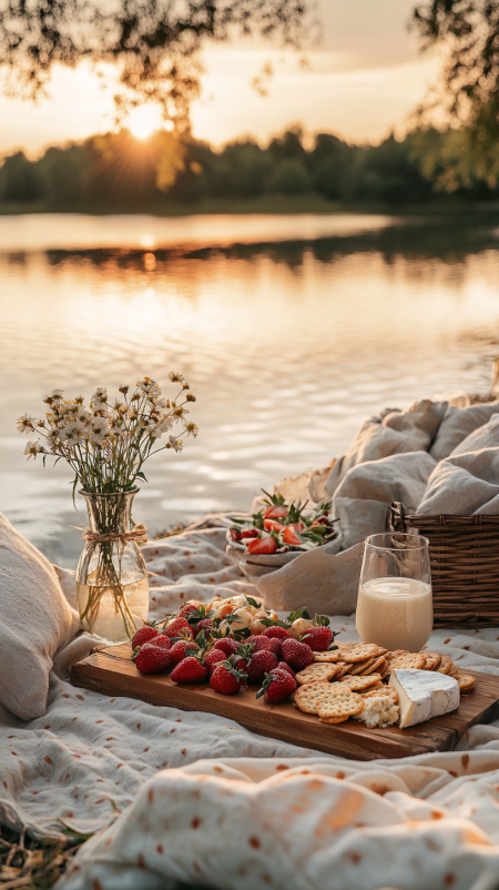 Picnic by the sea