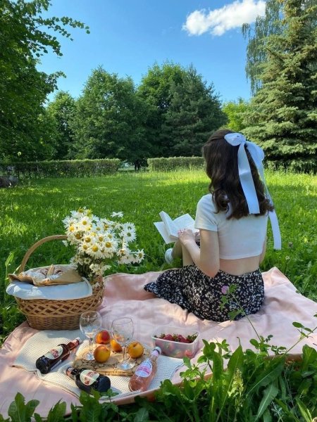 Фотосессия в стиле пикника на природе
