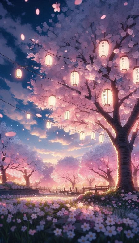 Cherry blossom tree