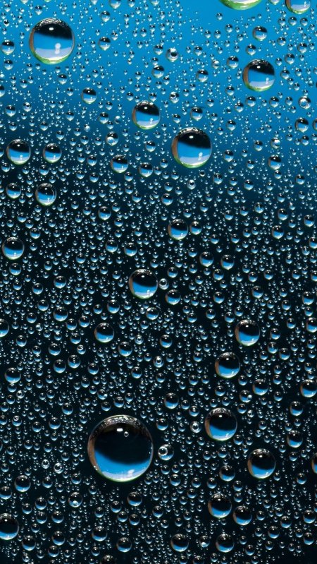 Drops blue water hd wallpaper