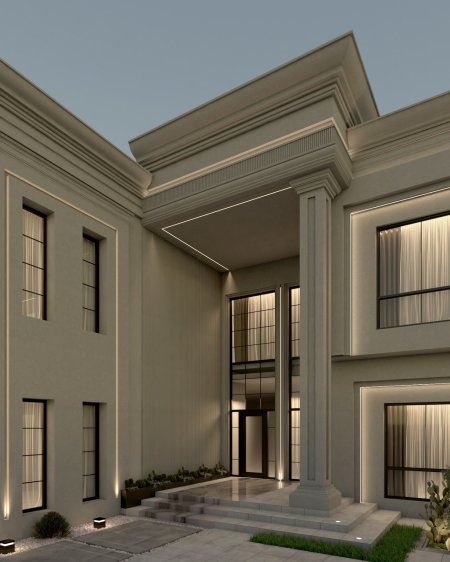 Classic villa exterior