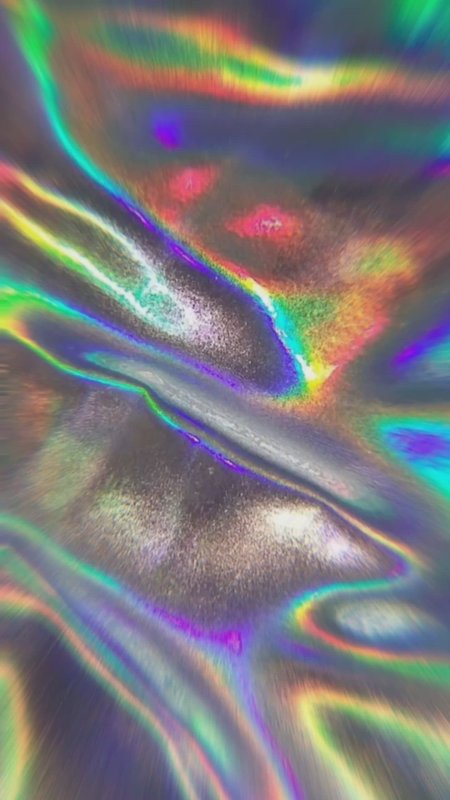 Голографическая пленка rainbow silver