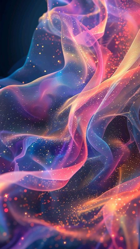Colorful abstract holographic texture