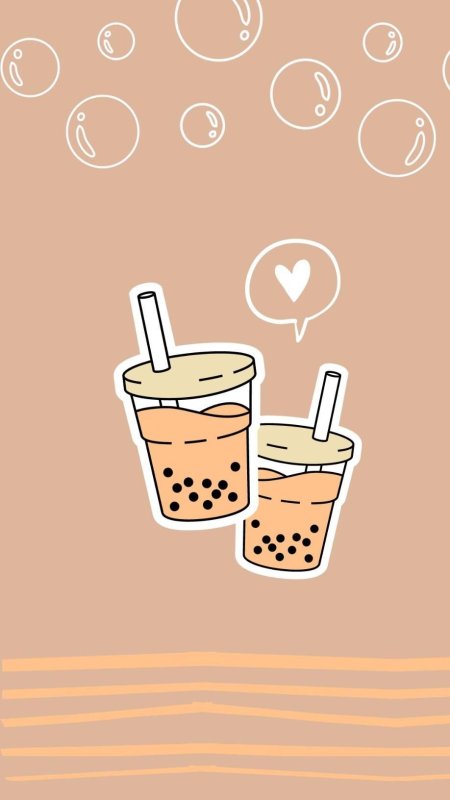 Bubble tea иллюстрация