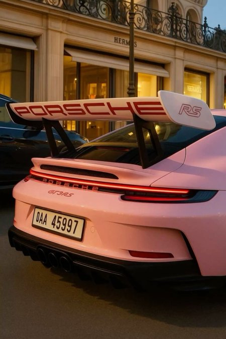 Porsche gt rs pink