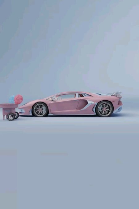 Pink lamborghini