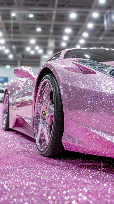 Pink glitter