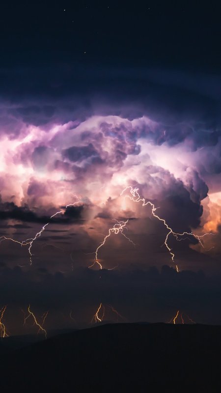 Thunderstorm lightning
