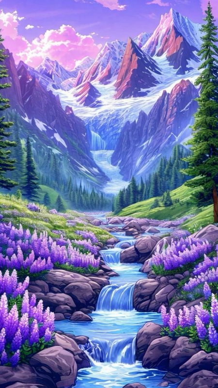 Красивые горные пейзажи