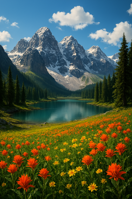 Mountain scenery