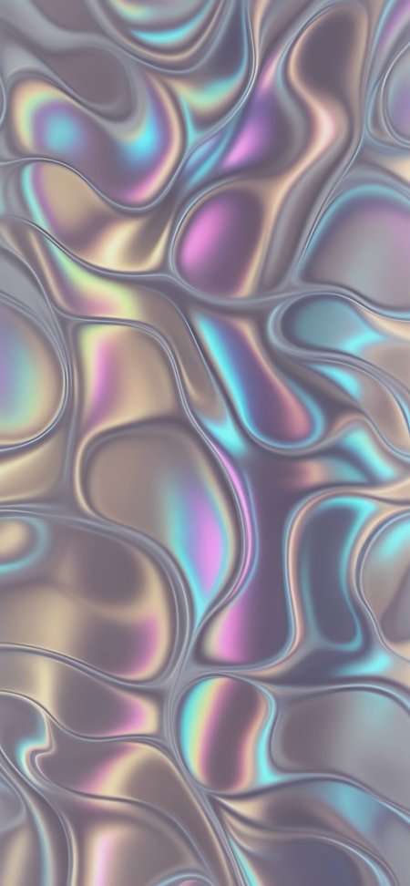 Liquid metal iridescent background