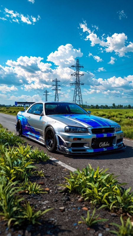Nissan gtr r paul walker