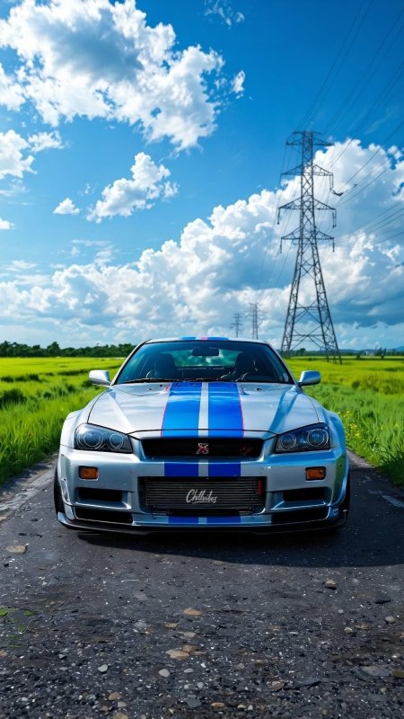 Nissan skyline r форсаж