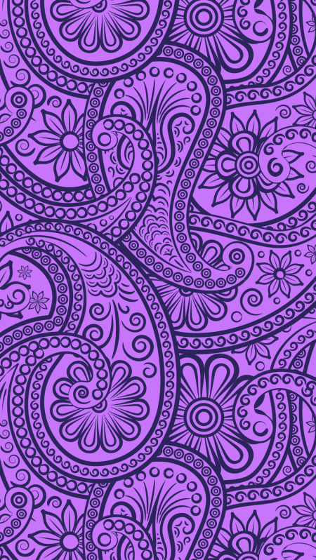 Purple paisley wallpaper