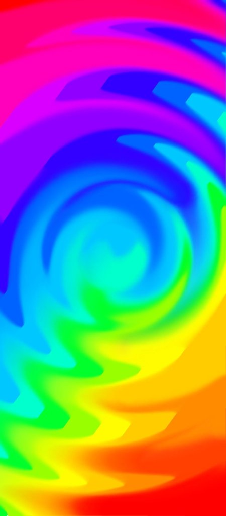 Rainbow swirl