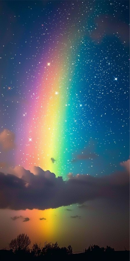 Stars rainbow