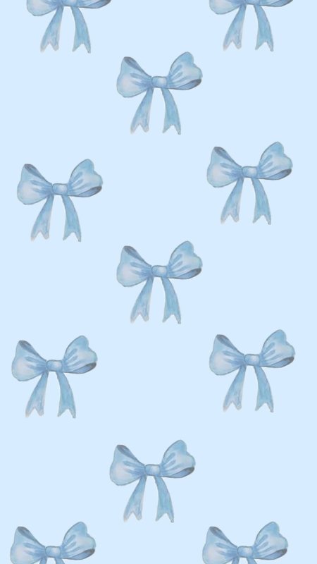 Blue bows wallpaper