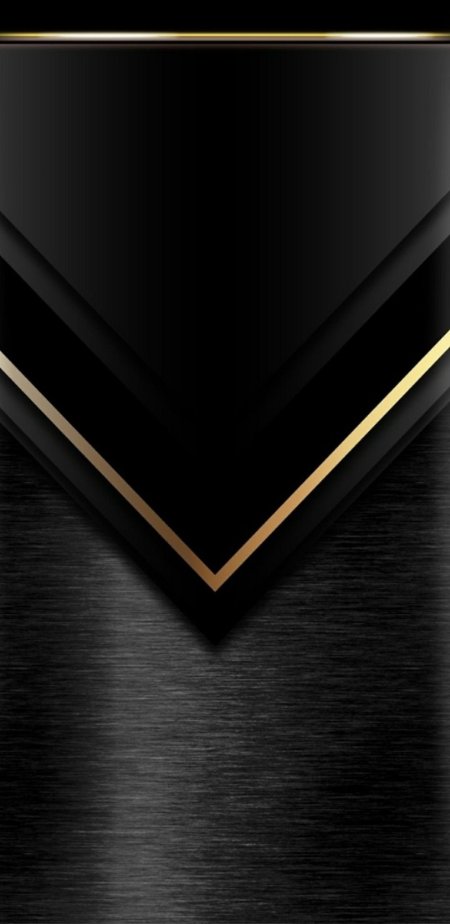 Abstract black and gold triangle wallpaper