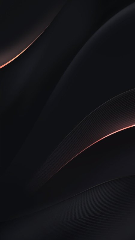 Abstract black and gold background with wavy lines