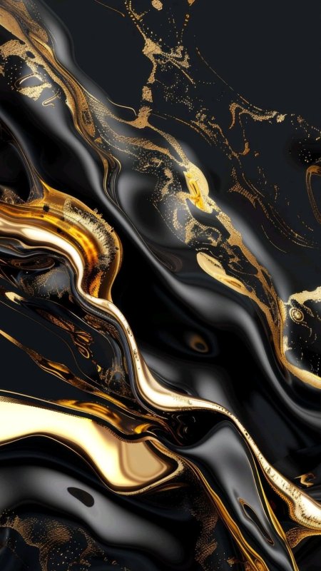 Black and gold marble texture