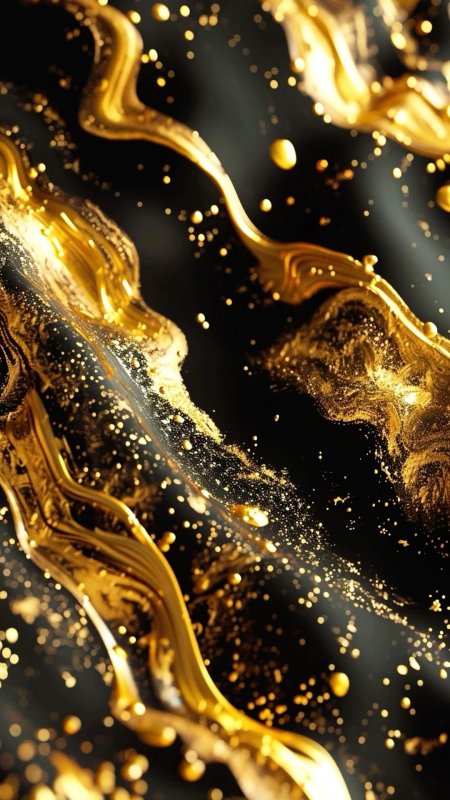 Black and gold