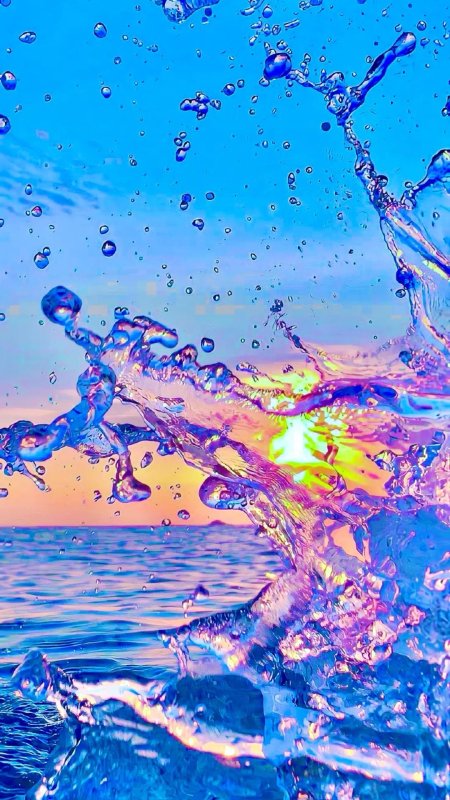Вода брызги