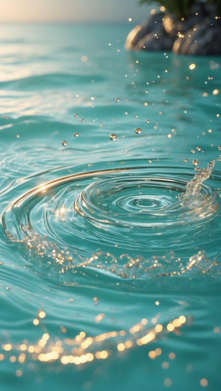 Вода красивая