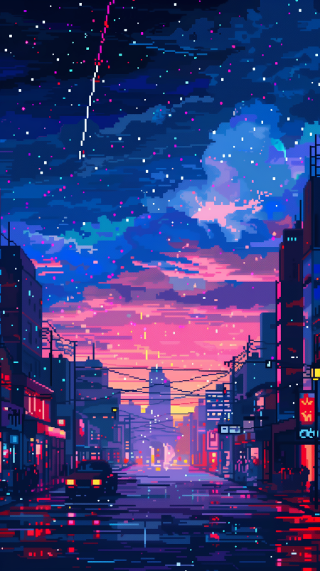 Pixel art background