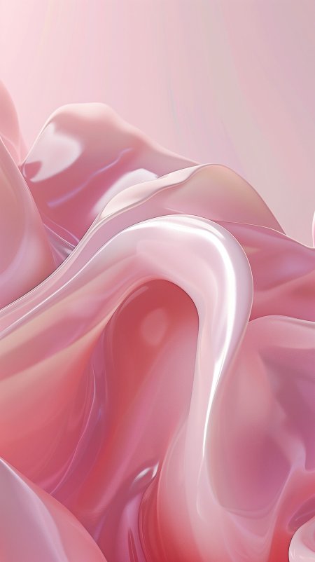 Soft pink waves iphone wallpaper