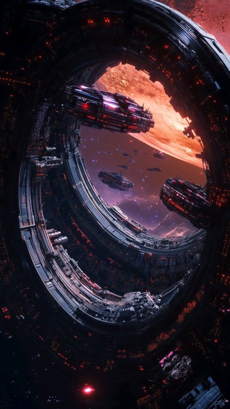 Sci fi space station