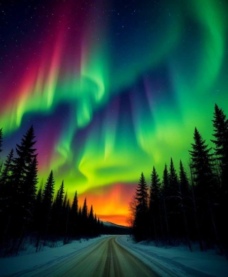 Aurora borealis (northern lights)