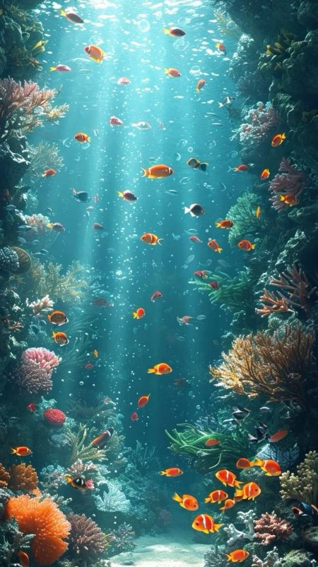 Ocean fish wallpaper
