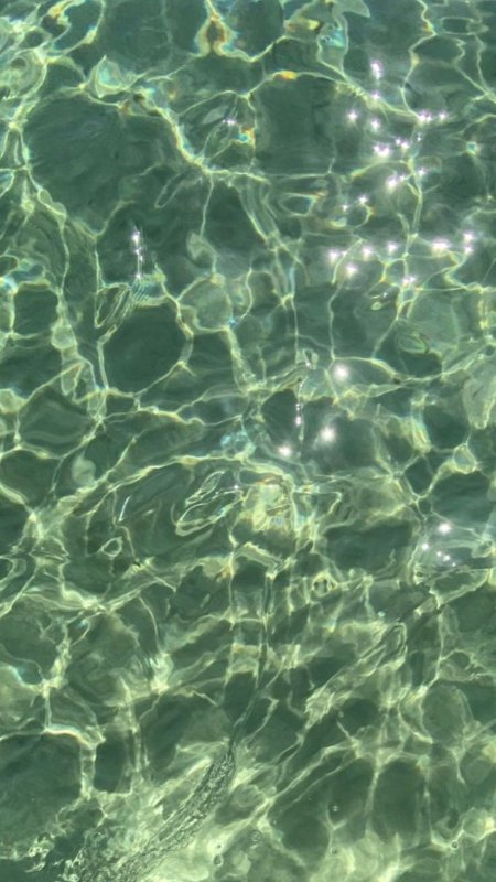 Crystal clear water