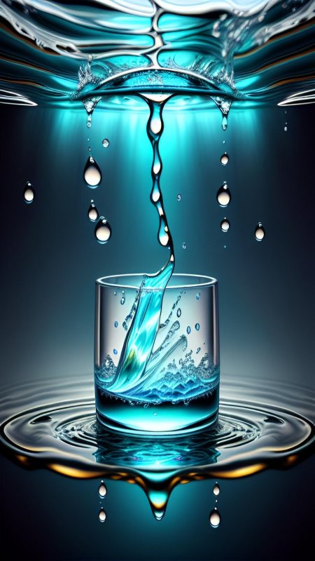 Стакан вода